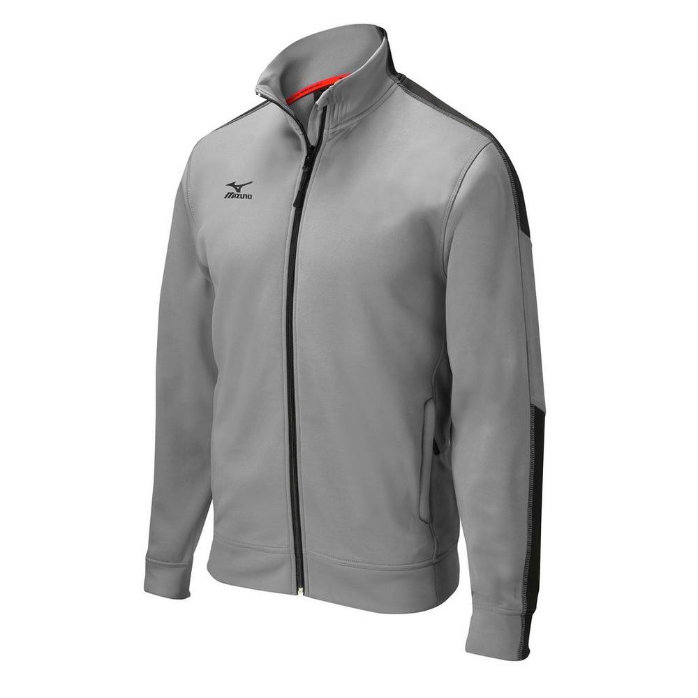 Casaco Mizuno Elite Thermal - Homem - Cinzentas/Pretas - SUXDP8145